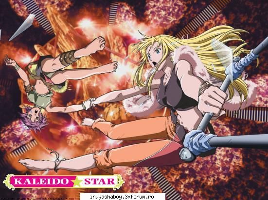 Personajul preferat................ - 1.sora 2.layla 3.restul - Kaleido Star