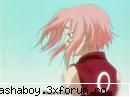 haruno sakura, este o fată de sasuke. aceasta speră să în cu el şi face să