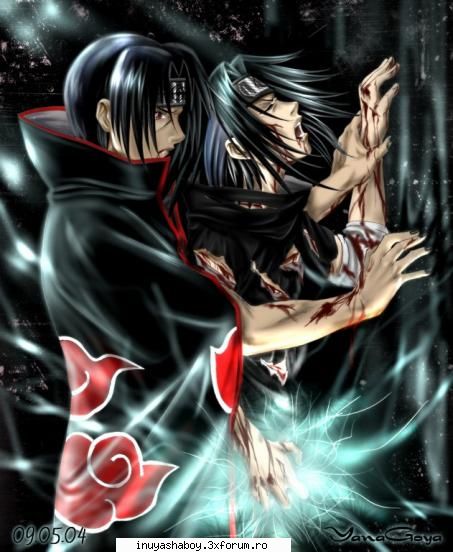 sasuke vs naruto - Da..ai dreptate..mai este puternic si pt ca are - Naruto